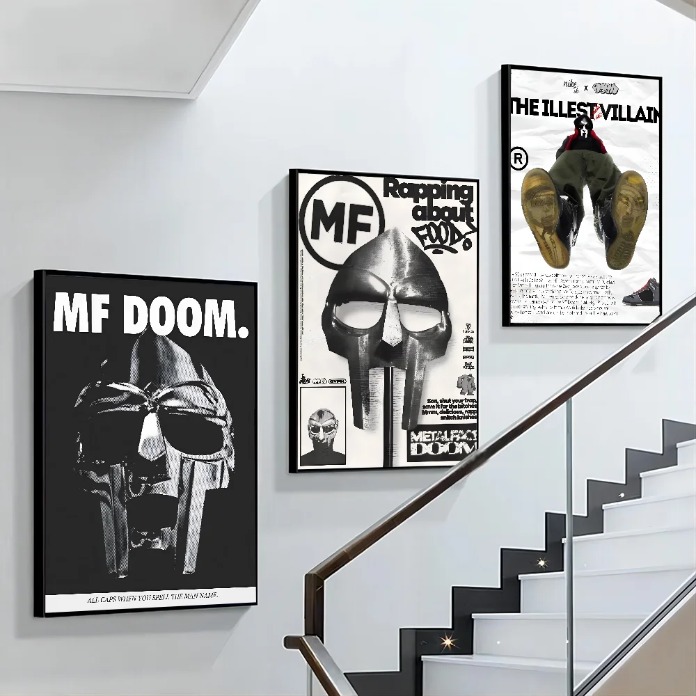 Rap MF D-DOOM The Illest Villains Poster Paper Print Home Bedroom Entrance Bar Cafe Art Painting Decoration