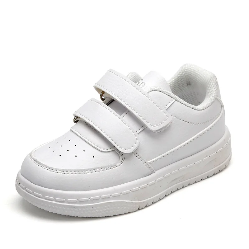 Kinder weiße Schuhe 2024 Frühling und Herbst neue Jungen Turnschuhe weiße Mädchen Freizeit schuhe weiche Sohlen Schuhe für Baby Single