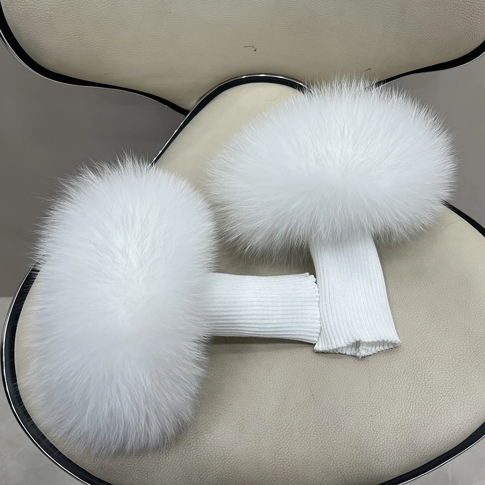 Fox Fur Cuff Arm Warmer Lady Bracelet Real Fur Wristband Glove High Quality Fox fur Cuffs Hot Sale Wrist Warmer