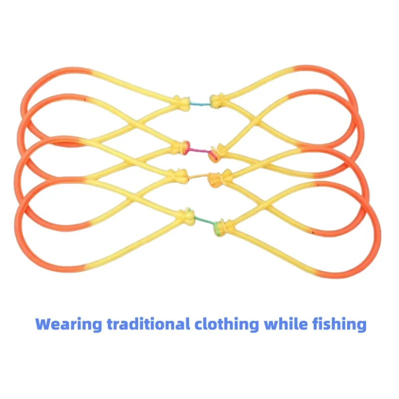 1745 Internal Penetrating Slingshot Latex Bands Traditional Fish Shooting Rubber Band Set for Catapult Fishing