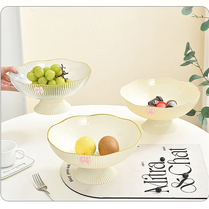 Drain Basket Fruit Plate Household Living Room Coffee Table Fruit Basket  practical Snack , Candy,Fruit Plate 2024 New