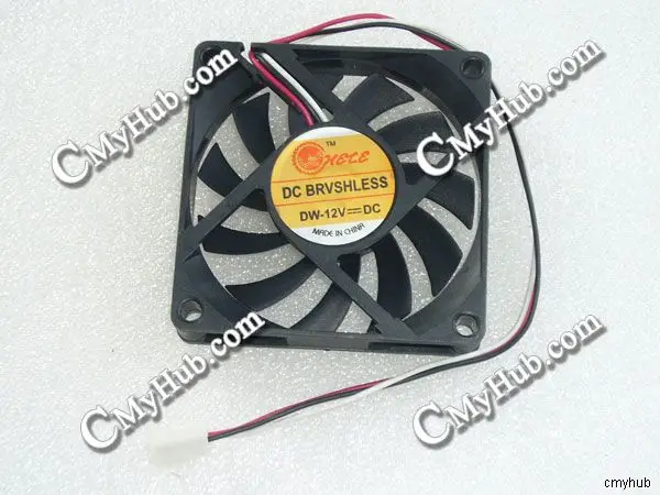 For TM HELE DC BRVSHLESS DC12V 7015 7cm 70mm 70x70x15mm 3pin Cooling Fan DC BRVSHLESS