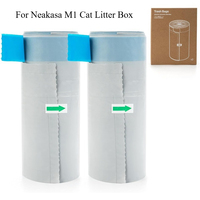 Neakasa Replaced Waste Bags - 2 Rolls （30pieces）Cat Litter Waste Receptacles Bags for M1 Open-Top Self-Cleaning Cat Litter Box