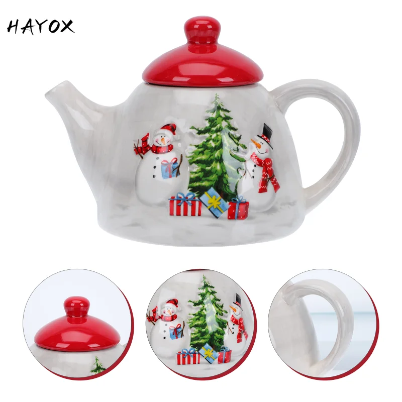 

Nordic Christmas Coffee Pot Cups Pot Set Christmas Ceramics Kitchen Kettle Direction Furniture Toys Productos Chinos Teapot 2023