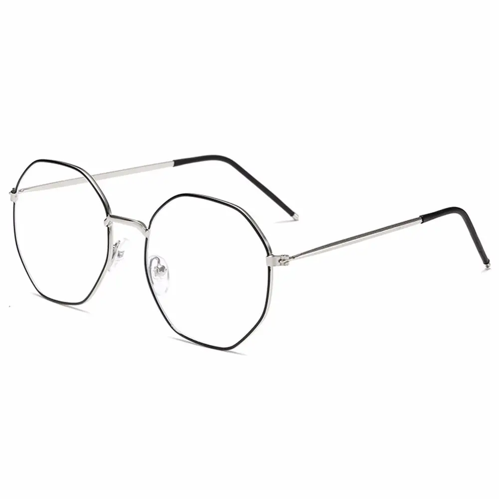 

Fashion Hexagon Men Elastic Glasses Legs Women Korean Style Glasses Eye Protection Computer Glasses Anti Blue Light Glasses