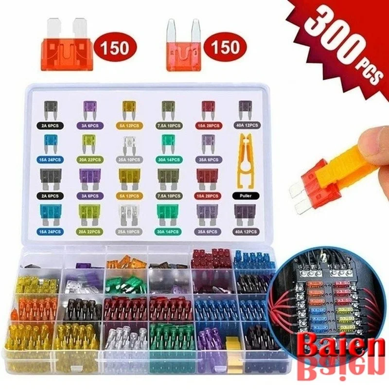 Car Fuse Blade Fuse Kit Fuses Automatic Truck Blade The Fuse Insurance Insurance of Xenon Piece Lights Auto Accessories