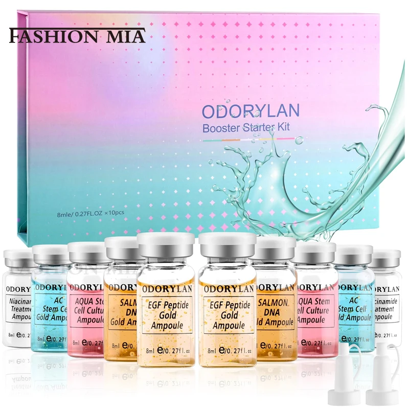 8ml BB Cream Glow Pigment Hyaluronic Acid Serum Starter Kit Niacinamide Sunscreen Foundation Cream Moisturizing Facial Skin Care