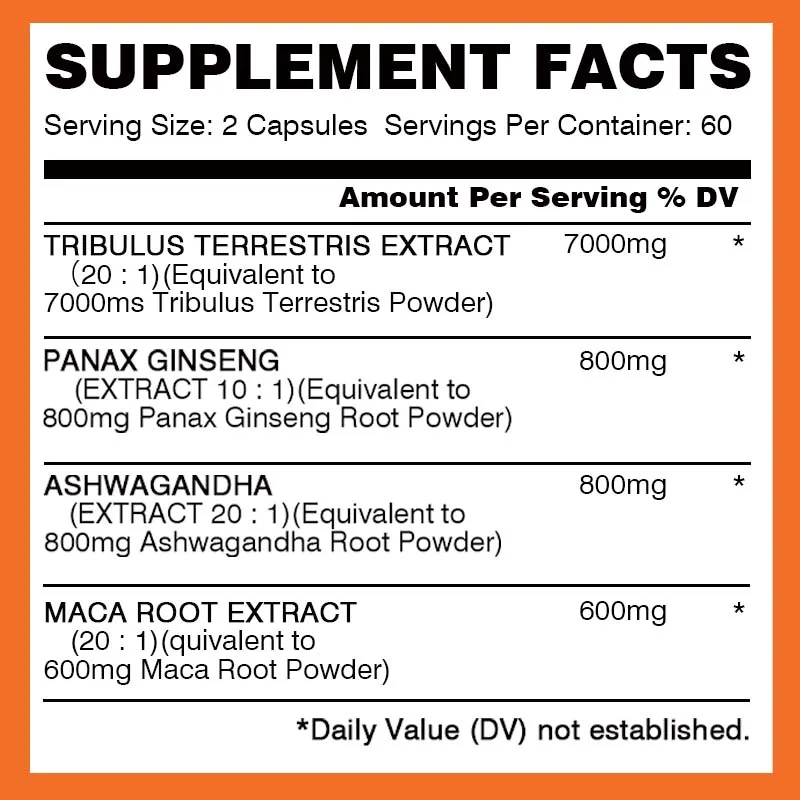 

Капсулы Tribulus + Ginseng - для гормонального баланса, улучшения настроения, выносливости, спортивных результатов и уверенности в себе.