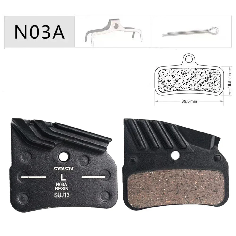 N03A Bicycle Disc Brake Pads For Shimano M9120/M8120/M7120 XTR XT MTB Bike 4-piston Resin Brake Pad Bicycle Accessories