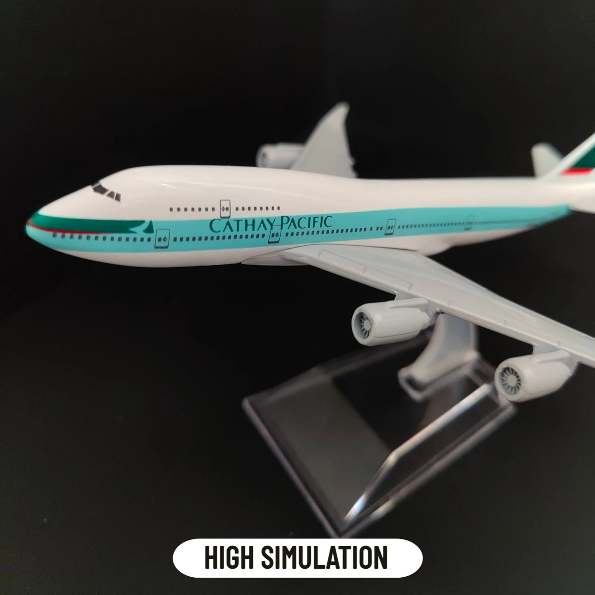 Skala 1:400 Model metalowe samoloty, Hong Kong Cathay Pacific linii lotniczych odleciał miniaturowy samolot ozdoba do pokoju na prezent dla dzieci zabawka dla chłopca