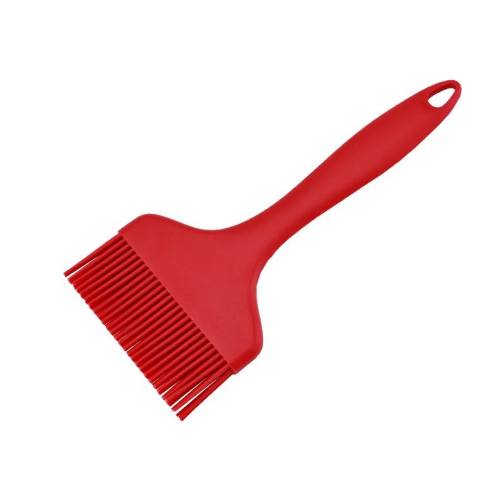 

2PCS Durable Silicone BBQ Brush Non Shedding Heat Resistant Pastries Brush Wide Surface Portable Bread Brush Kitchen