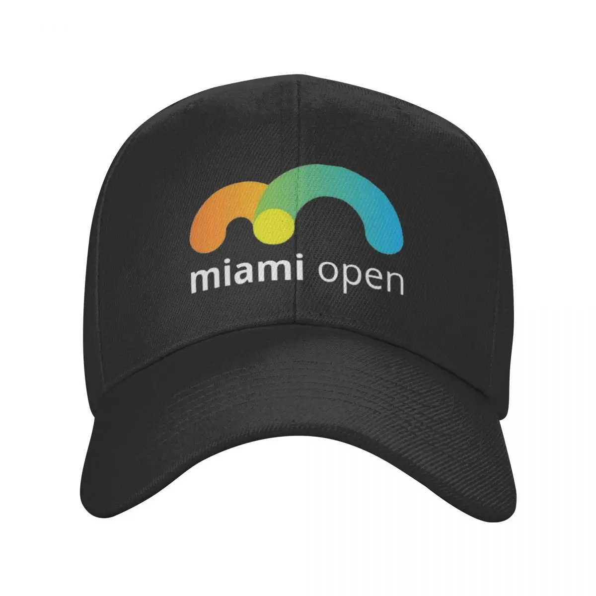 miami open logo blackCap Baseball Cap Streetwear Sports Cap Luxury Brand Women's 2024 Men's