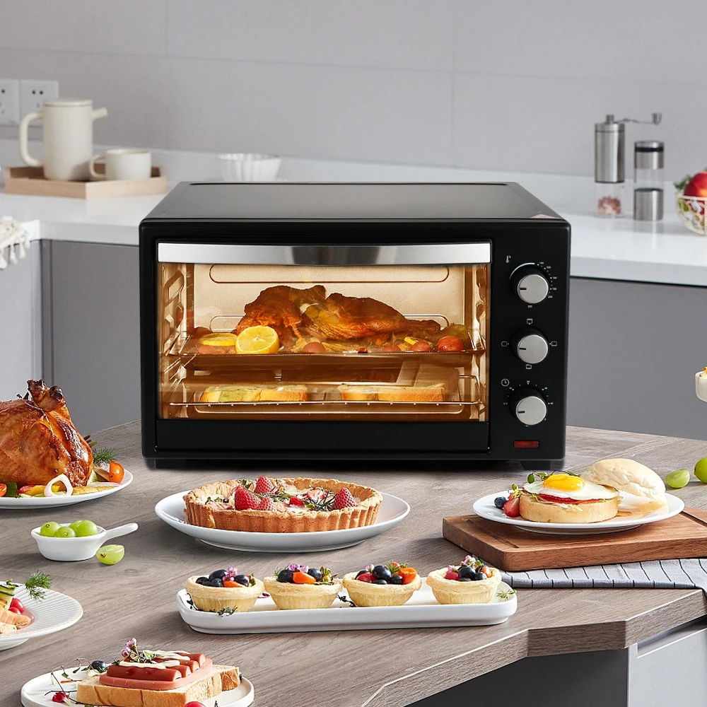 For 38L Baking Roast Chicken Barbecue Pizza Small Household Multi-Functional Electric Oven