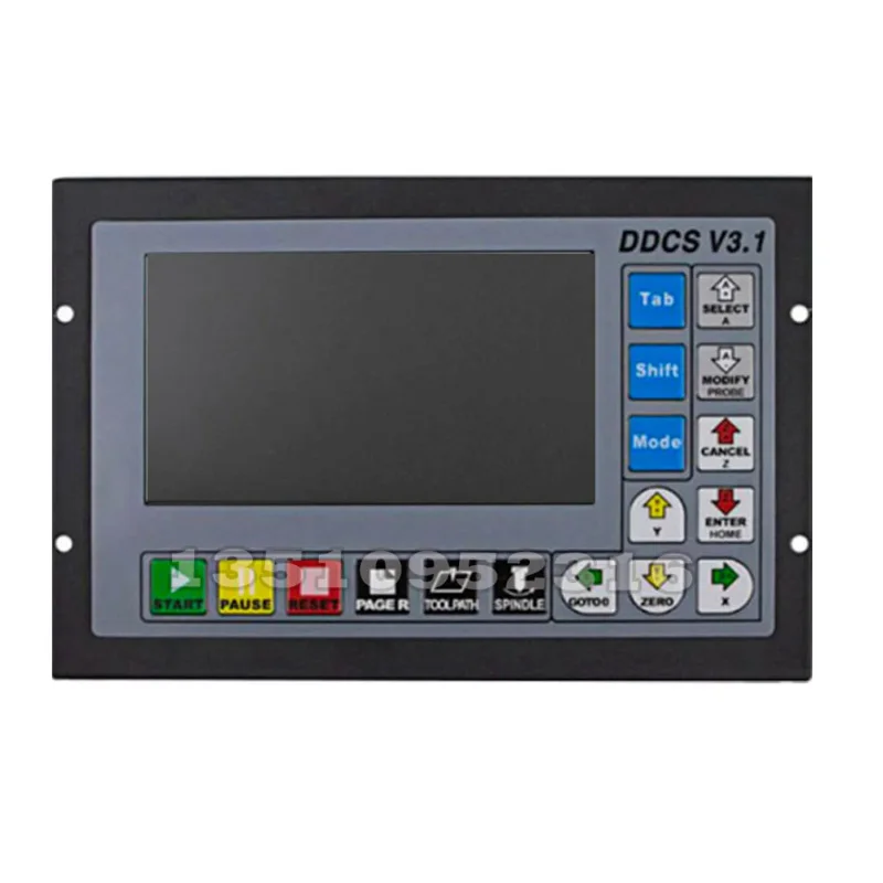 ล่าสุด Ddcsv3.1 3/4 G-Code Cnc ออฟไลน์ Controller สําหรับแกะสลักเครื่อง Ddcs V3.1 4 แกน E-Stop Mpg Handwheel