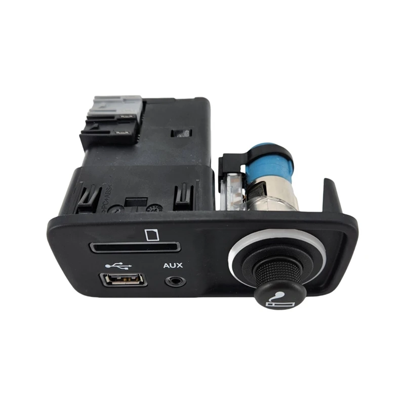 Car Media Input Port DS Card USB AUX Jack Auxiliary Assembly For Jeep Cherokee Kl 2017 68139536AC 68139536