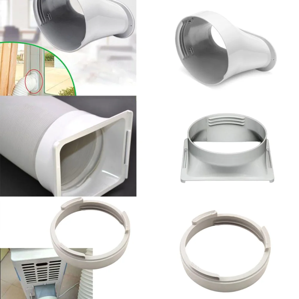 Portable Air Conditioner Round Exhaust Hose Interface for 5.91in Diameter Duct Exhaust Hose Coupler Flange Tube Connector