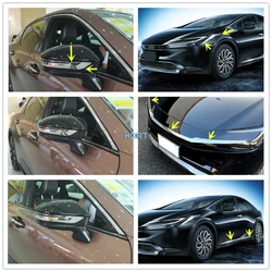Car Styling For Toyota For Toyota Prius 60 Series 2023 + Rear View Mirror Fog Light Door Edge Window Front Bumper Grille Trim