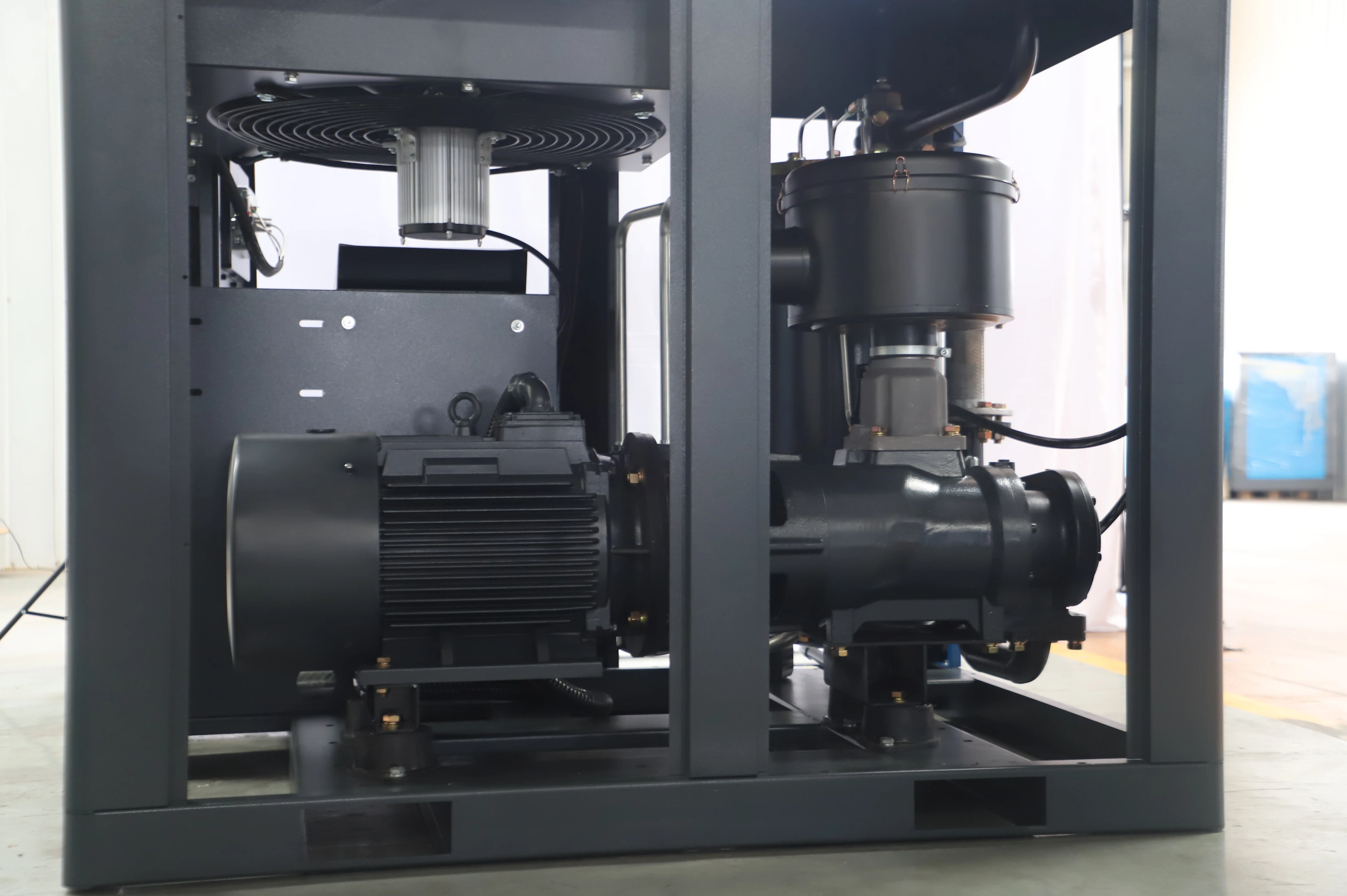 Airstone PM VSD  Single Phase Screw Air Compressor 55KW 75HP 7-10Bar IP54 Direct Drive Energy Efficient for Molding