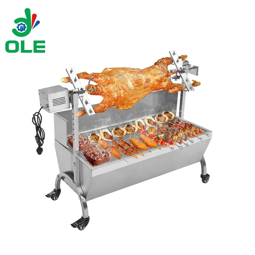 

Garden Charcoal Chicken Grill Machine BBQ Lamb Grill Machine Chicken Roasting Machine