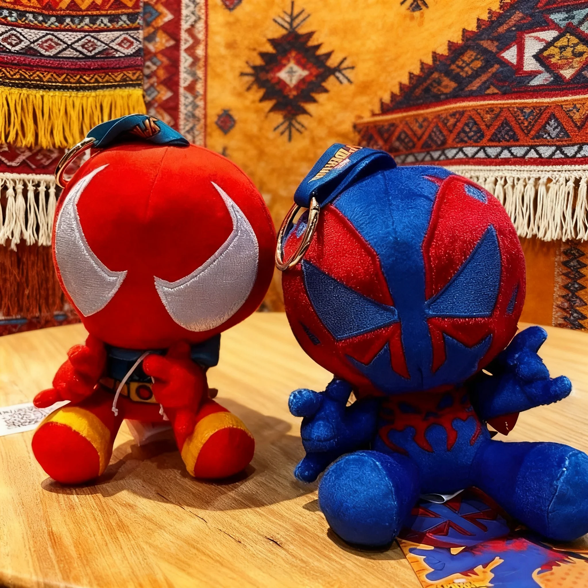 Nuevos juguetes calientes serie Spider-Man caja ciega, bolsa colgante decoraciones llaveros lindos juguetes Peter sorpresa regalos festivos misteriosos