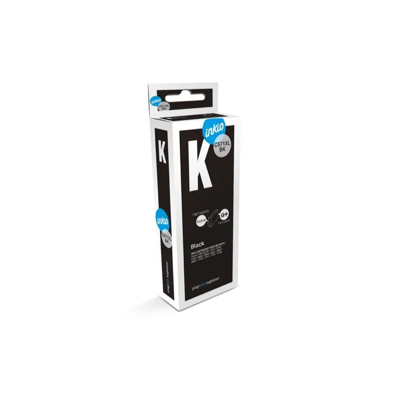 Black Canon alternative ink cartridge C571XLBK, replaces CLI571XLBK - 0331C001 CCCLI571XLBKC 8400250058240 imprimirbien.com