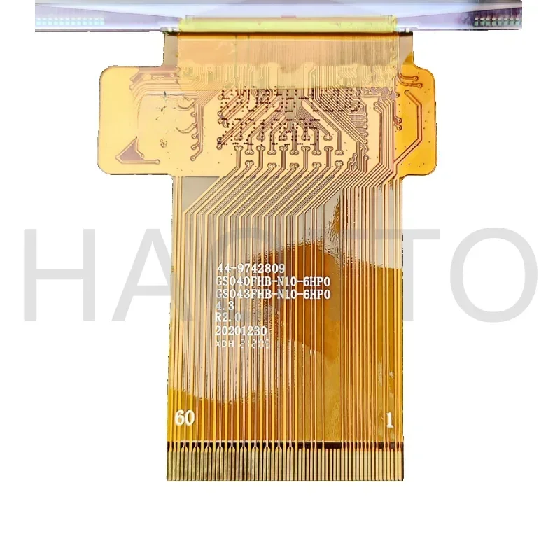 For 4.3 Inch 60Pin 1920*1080 44-9742809 GS040FHB-N10-6HP0 GS043FHB-N10-6HP0 Projector Matrix Display Screen For Tihs