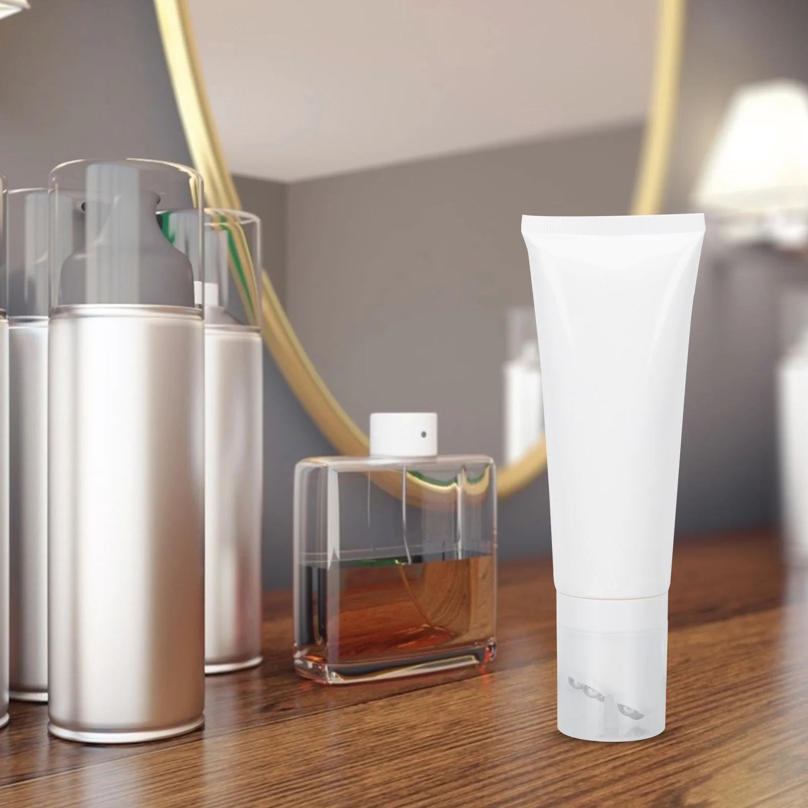 

1Pcs Brightening Roller Bottle Thick Smooth Leakproof Refillable Essential Oil Massage Storage Bottle Travel Use