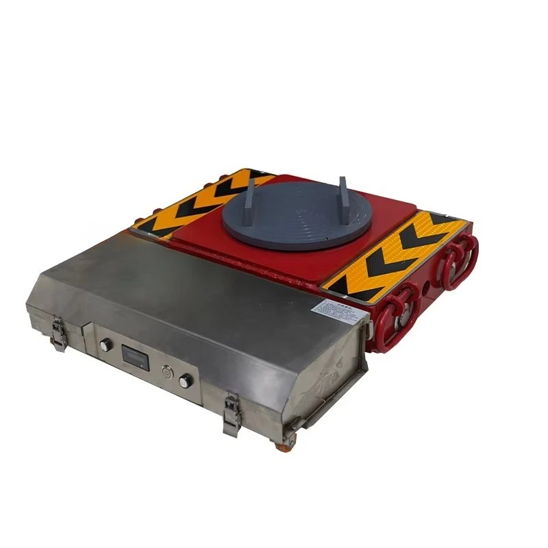 Electric Roller Type Carrying Roller Cargo Trolley Moving  Trolley Cargo Skate With Remote Controller