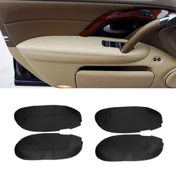 For Acura RL 2005 2006 2007 2008 2009 2010 2011 2012 Microfiber Leather 2pcs Car Front Door Armrest Panel Cover Protection Trim