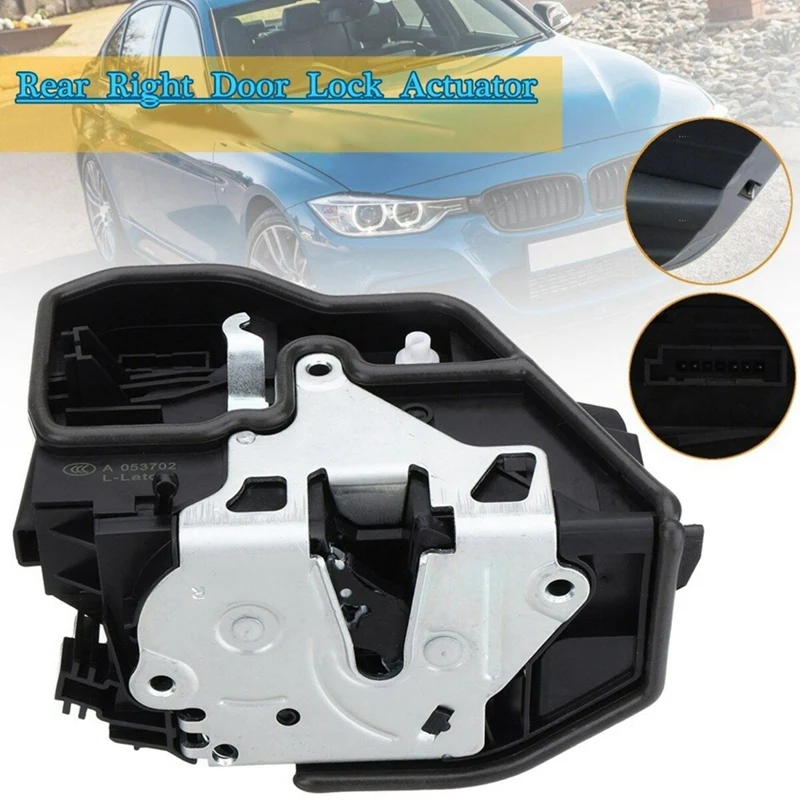 Rear Right Power Door Lock Actuator Motor Latch For BMW E60 E65 E90 F30 328I X3 51224389476, 51227060296, 51227202148