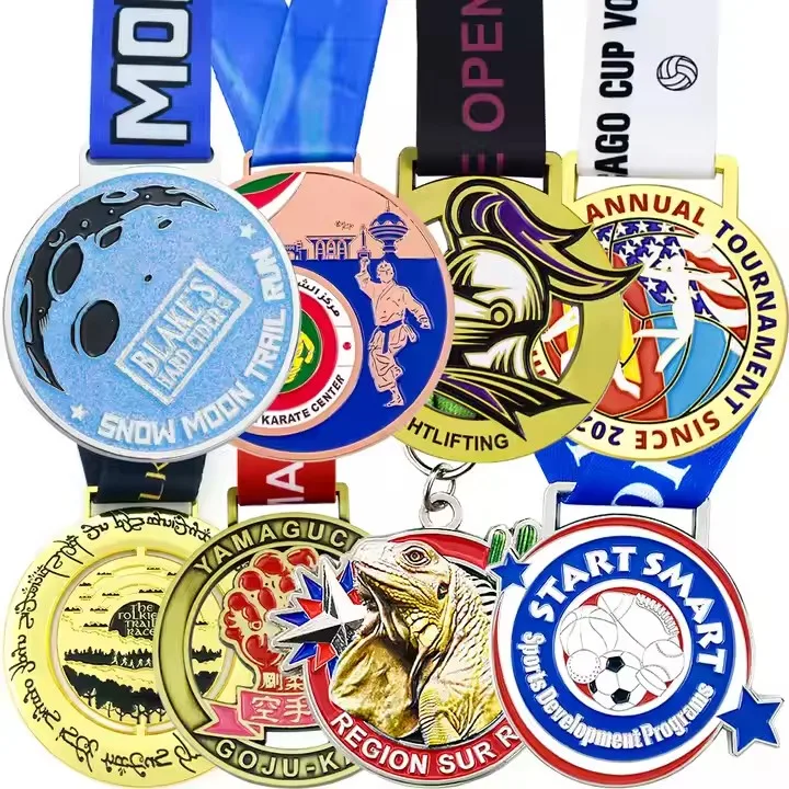

Factory Custom Engraved 3D Sport Metal Taekwondo Medals and Trophies