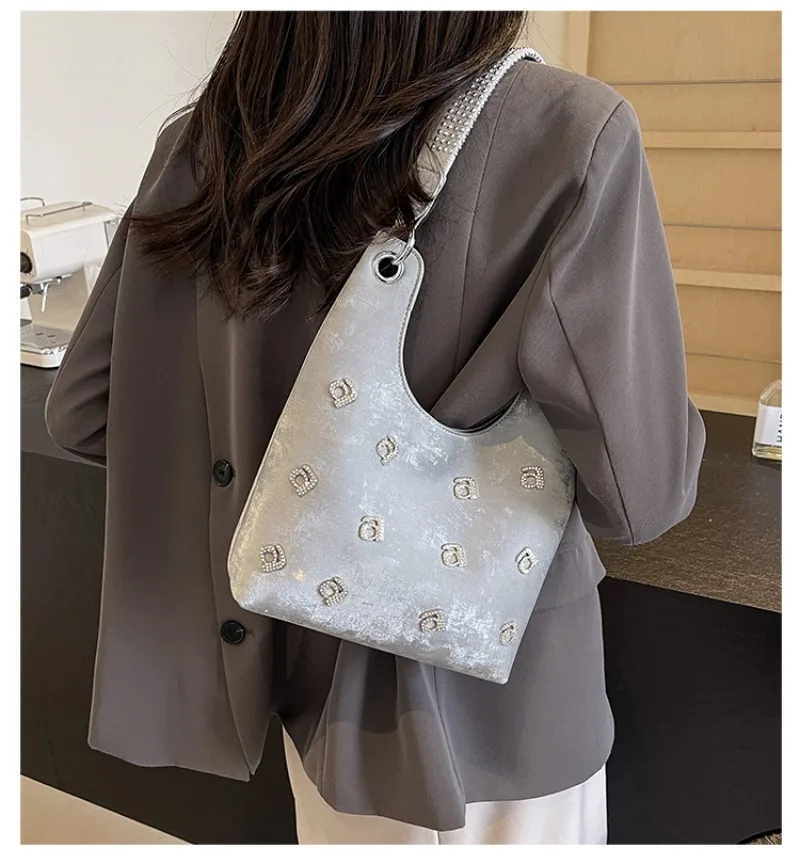 

‌2025 New White Round-toe Sneaker Bag - Retro Woven Tote with Drawstring, Sporty Crossbody/Shoulder Purse, Trendy Shopping Bag