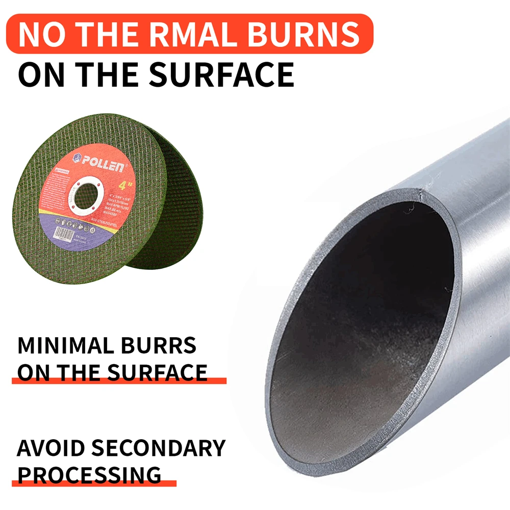 Imagem -04 - Disco de Corte de Metal Resina Cut -off Wheel Angle Grinder Lâmina de Serra para Cortar Metal Aço Inoxidável Ferro 105 mm 10 Pcs