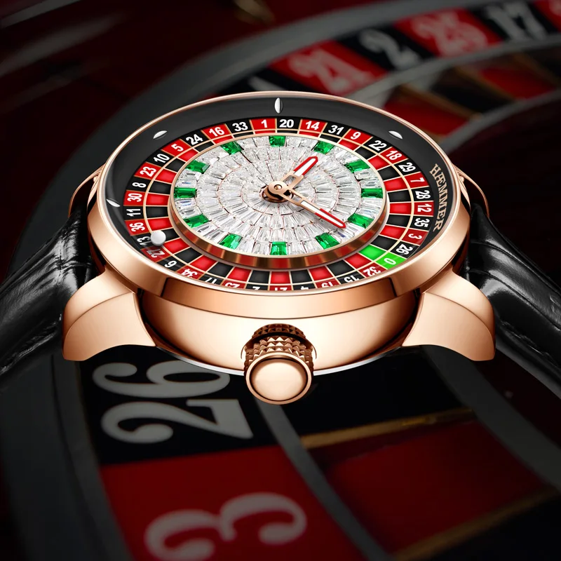 HAEMMER Design New Men\'s Watches Mechanical Wristwatch For Men Automatic Watch Men Japan NH35A Sapphire Glass Waterproof Clock