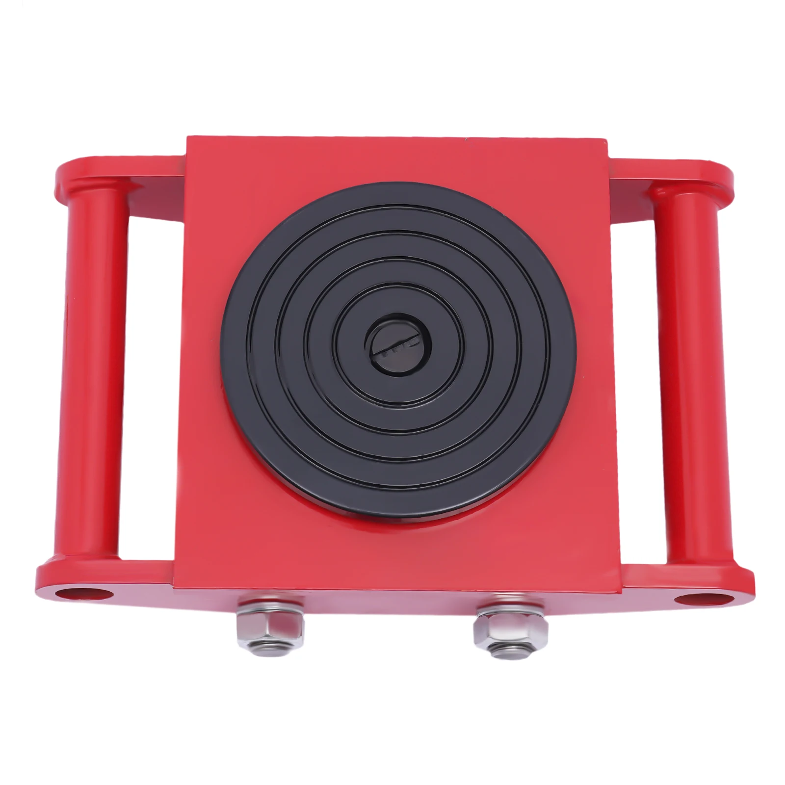 5T Machinery Mover Machinery Roller Cargo Trolley for Warehousing Distribution(Red/Yellow)）