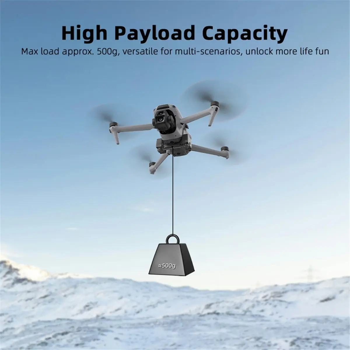 Airdrop System for AIR 3/3S Drone Fishing Bait Wedding Gift Deliver Thrower Payload Release Accessories