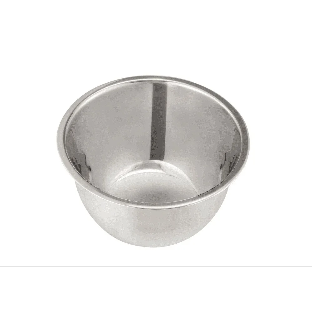 3QT Stainless Steel Mixing Bowl Durable Multi Use Kitchen Prep Serving Dishwasher Safe Non Stick Easy Clean