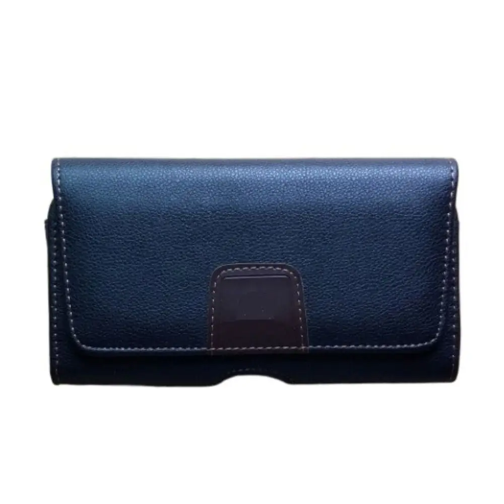 

Leather Case Mobile Phone Pouch Waist Pack Waterproof Phone Belt Clip Bag Black Universal Phone Belt Hanging Pouch Cell Phone