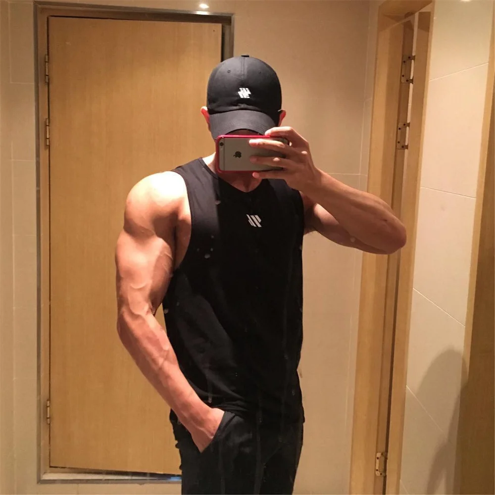 Vest Men\'s Summer Sports Shirt Street Sleeveless High Quality Men\'s T-Shirt Fitness Training Vest Sports Vest Clothing New 2023