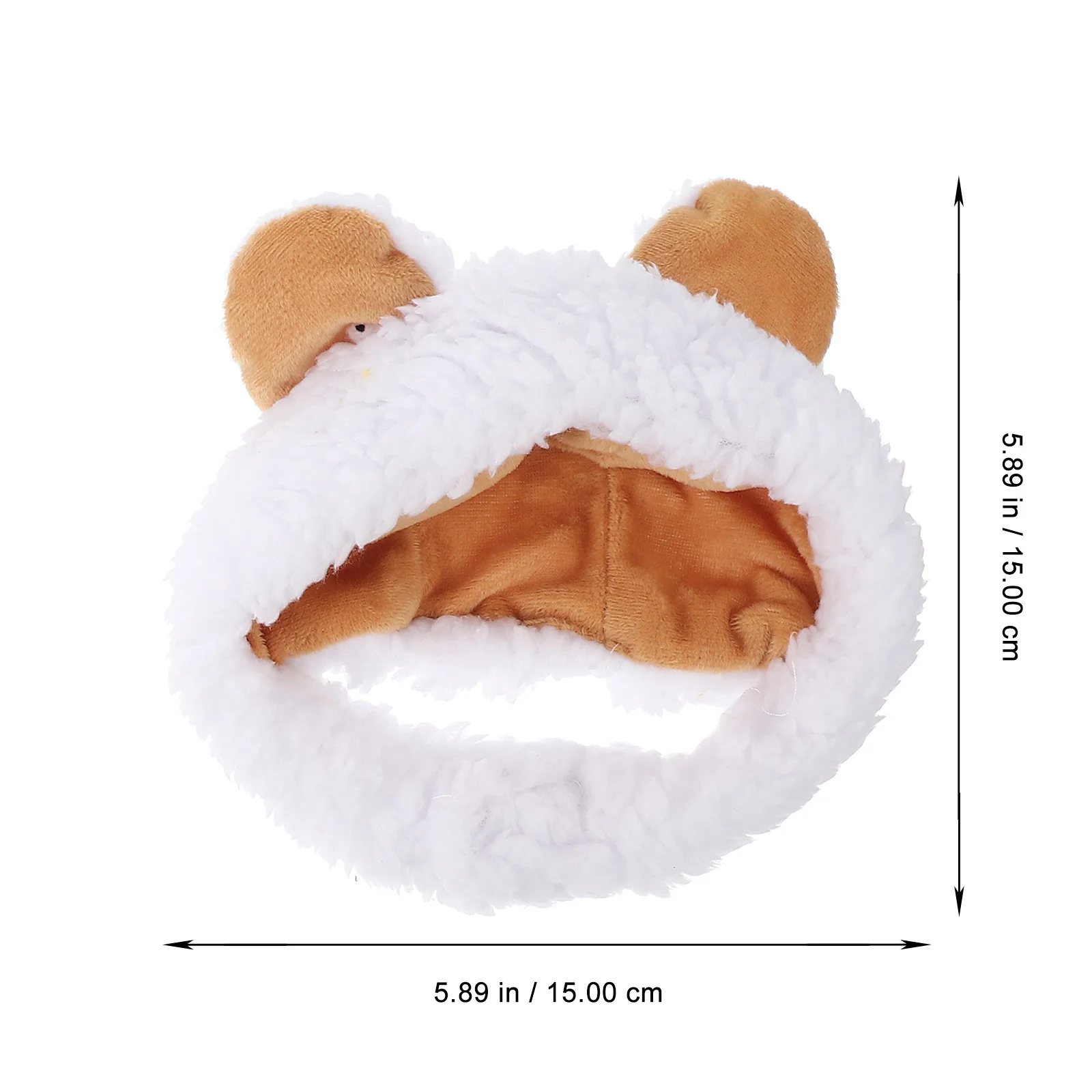 

2Pcs Pet Hat Cat Warm Headdress Thermal Protection for Cold Days Fine Workmanship Adjustable Circumference Pet Hat