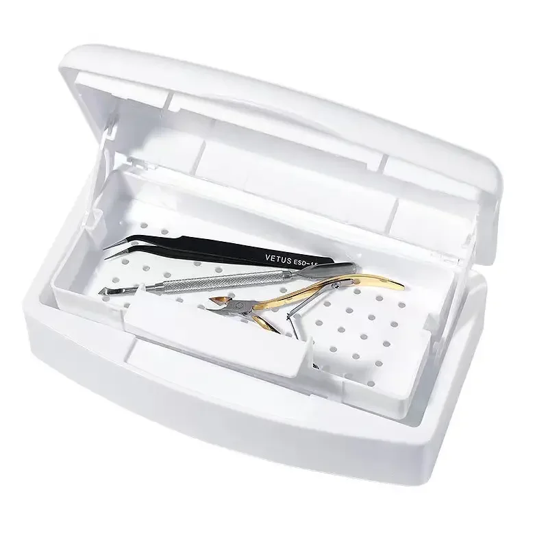 Sterilizer Tray for Nail Manicure Tools - Beauty Eyelash Disinfection Box