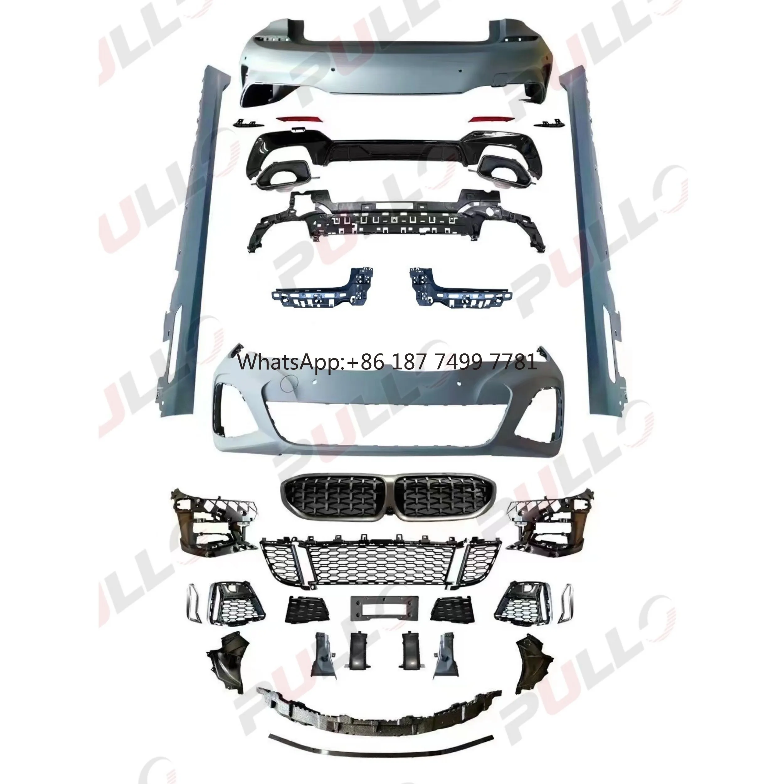 

Высококачественные автомобильные бамперы для . 3 серии G20 G28 2020-2022 Обновление до моделей 340D Бамперы Решетка Боковые юбки Задний диффузор