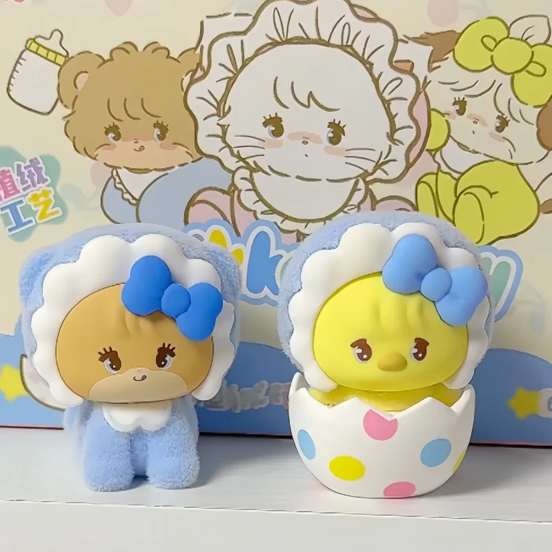 

Flocking Mikko Series Genuine Blind Box Toys Mystery Box Cartoon Cute Mini Anime Figures Desktop Decor Collectible Kids Gifts