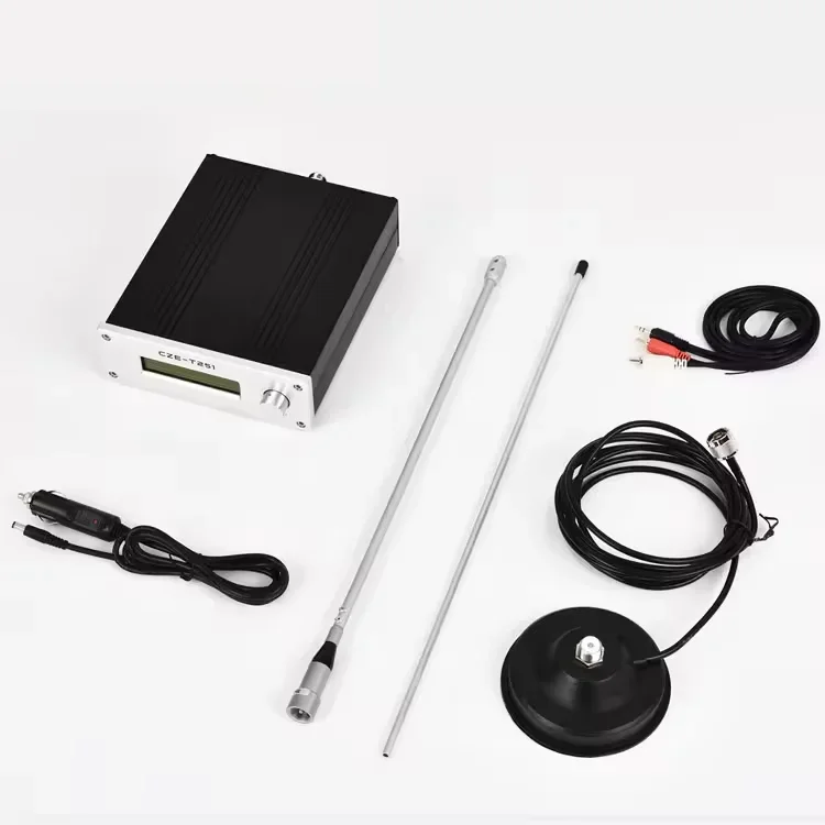 

great value for money CZE-T251 0-25W Power Adjustable Professional FM Stereo Broadcast FM Transmitter