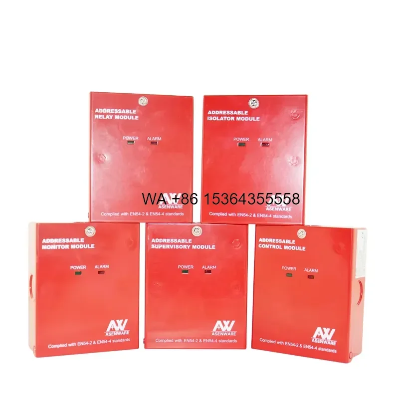 Wmwmnu for Spanish Addressable Fire Alarm Control Panel 1-8 Loops With Touchscreen
