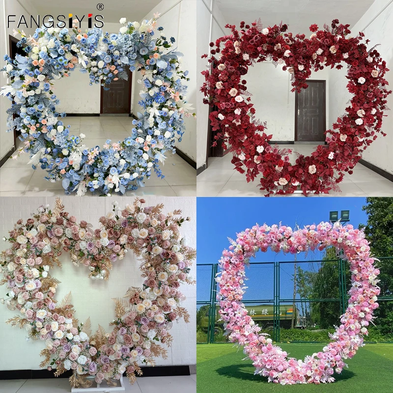 

Роскошный фон в форме красного сердца для свадебной фотосъемки