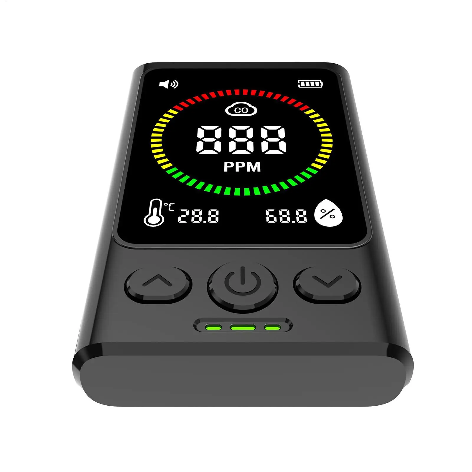 Portable Co Detector For Travel Rechargeable Monitor With Light Travel Co Detector Air Quality Monitor For RV Traveling Hotel