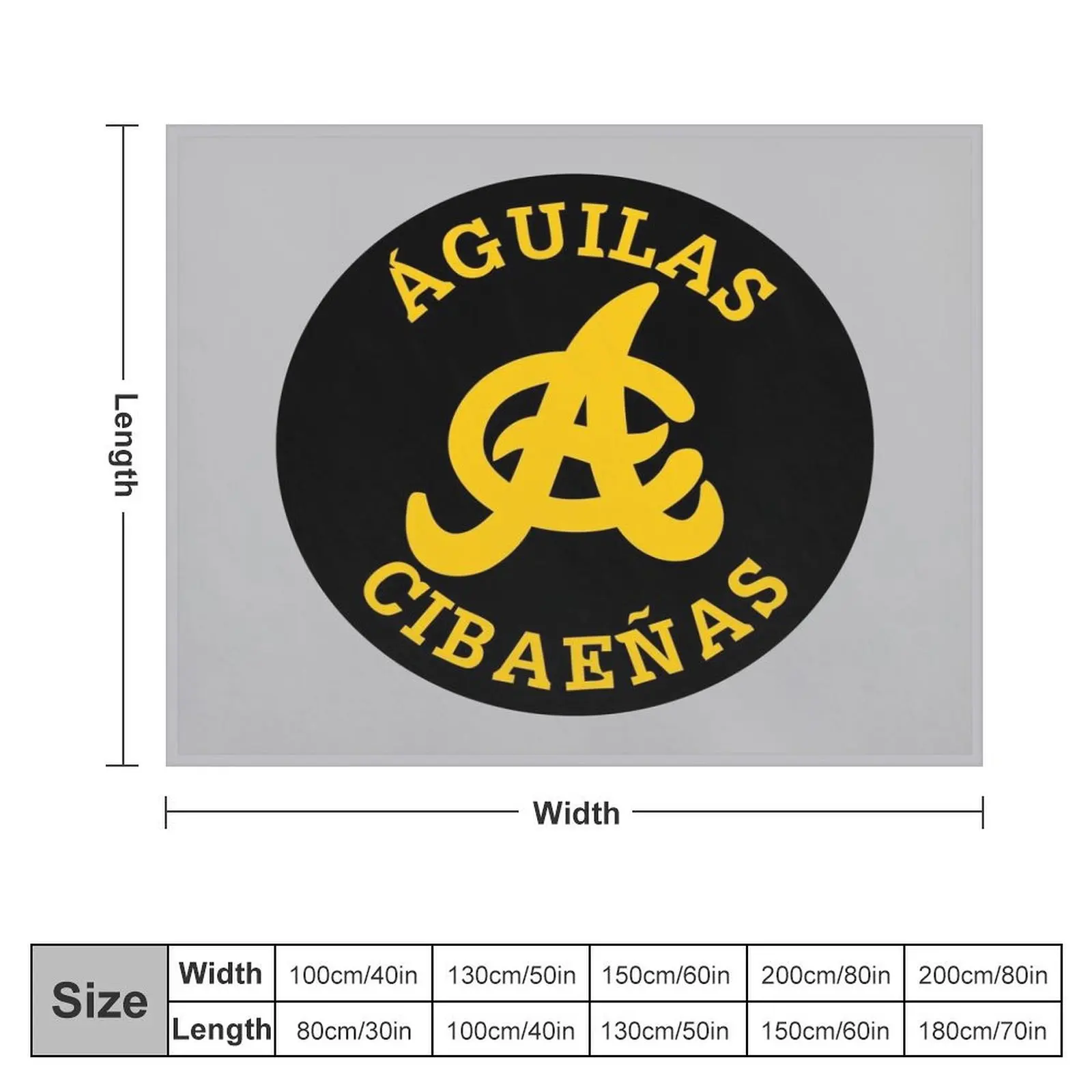 Aguilas Cibae?as Jersey Throw Blanket Sofas Cute for winter warm winter Blankets