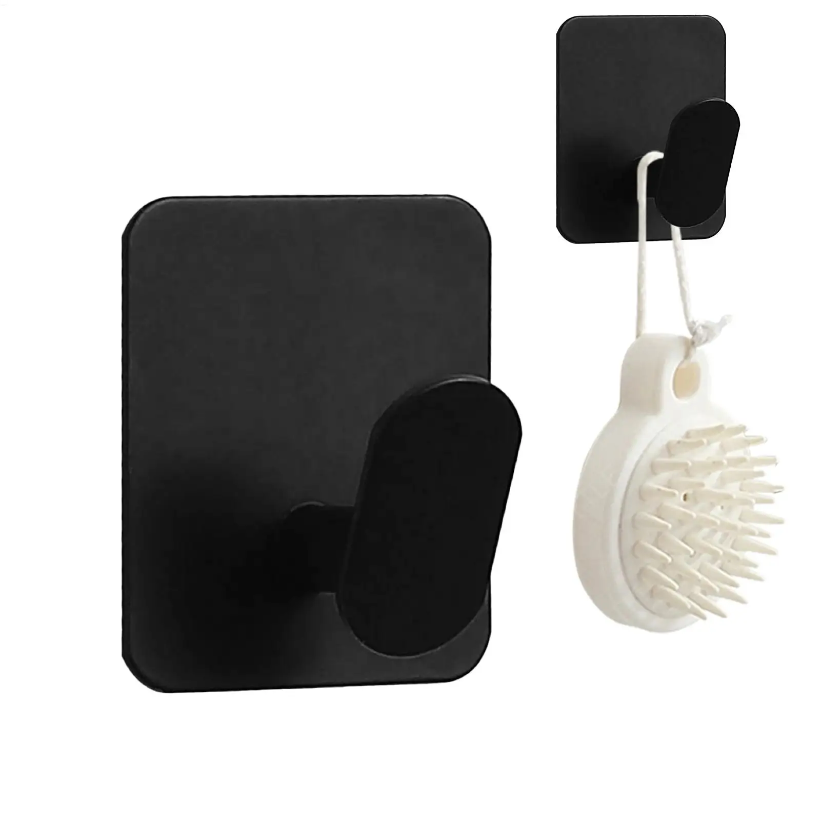 Bathroom towel hooks, self-adhesive hooks, stainless steel duckbill hooks, traceless and damage-free wall hooks for bathrooms