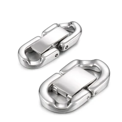 1pcs 1pcs Stainless Steel Clasps for Chain Connect Bracelet and Necklace Buckle Jewelry Making Accessories